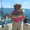 Lorie With Another Big Lake Trout!