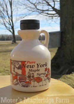 One Pint of Pure New York Maple Syrup