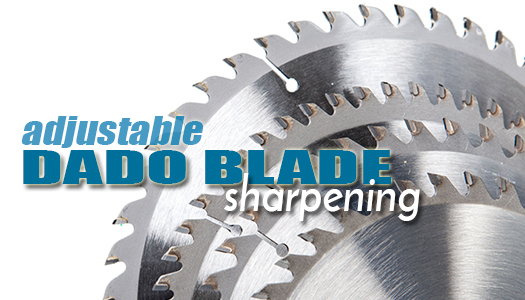 Adjustable Dado Blade Sharpening