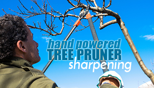 Hand Powered Tree Pruner Sharpening