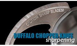 Buffalo Chopper Knife Sharpening