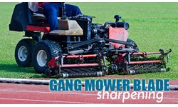 Gang Mower Blade Sharpening