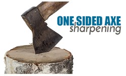 One Sided Axe Sharpening