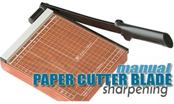 Paper Cutter (manual) Blade Sharpening