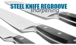 Steel Knife (regroove) Sharpening