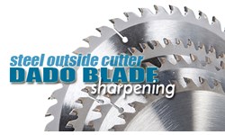 Steel Outside Cutter Dado Blade Sharpening