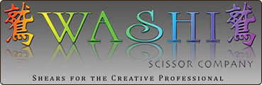 Washi Hair Styling Scissors Logo