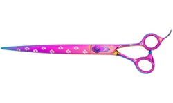 Washi PP 85 Rainbow Paw Print Dog Grooming Shears