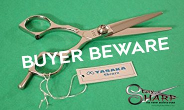 buyer beware hair cutting shears yasaka